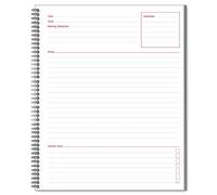 Mead Cambridge Limited Meeting Notebook, 8 1/2 x 11, 80 Ruled Sheets, EA - MEA06132
