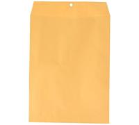 Mead Clasp Envelopes 9"X12" 4/Pkg, Heavy Kraft
