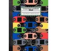 Mead Composition Notebook: Comp Book Wide Ruled Paper 100 Sheets: Primary Composition Notebook with picture space | top half blank | Handwriting ... Composition Notebook for girls | 100 Pages |