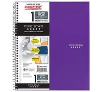 Mead Five Star Quad Spiral Notebook, 8-1/2" x 11"