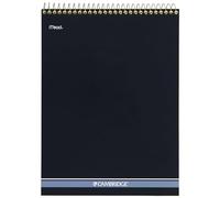 Mead Legal Pad, Top Spiral Bound, Wide Ruled Paper, 70 Sheets, 8-1/2" x 11", Yellow Cyan (MEA59880)
