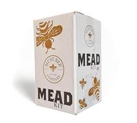 Mead Making Kit - Complete Honey Wine Brewing Kit with Reusable Equipment, Glass Fermenter, Airlock & Yeast - DIY Homebrew Kit for Beginners & Experts- This Mead Kit Makes 1 Gallon of Mead. Must Bee
