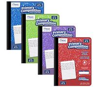Mead Primary Composition Book, Ruled, Grades K-2, 100 Sheets, 7-1/2" x 9-3/4", 4 Pack (610053-ECM)