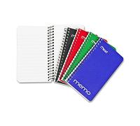 Mead Small Spiral Notebooks, Lined College Ruled Paper, Pocket Notebook, Memo Pads for Home Office Accessories, Home School Mini Note Pads, 60 Sheets, 5" x 3", Assorted Colors, 8 Pack (73605)