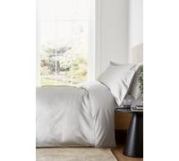 'Meadow' Cotton Sateen Duvet Cover Murmur Grey Super King