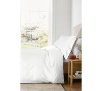 'Meadow' Cotton Sateen Duvet Cover Murmur White Double