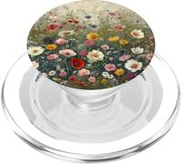 Meadow Field of Wildflowers Poppy, Daisy and Cornflower PopSockets PopGrip for MagSafe