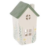 Meadow House Tealight Holder - Pink, Grey Teal (Teal, Small)