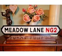 Meadow Lane Indoor Nottingham Football County Street Sign