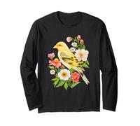 Meadow Song - Whispers of Birds and Blooms Long Sleeve T-Shirt