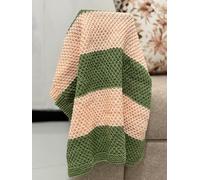 Meadow Stripe Baby Blanket - Paper Knitting Pattern for Handmade Comfort