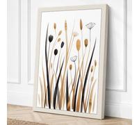 Meadow Studies Botanical Canvas Wall Art Print 30x20 Inch (76 x 51 cm)
