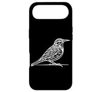 Meadowlark Line Art Birdwatcher Case for iPhone Air