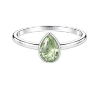 Meadows 925 Sterling Silver Green Amethyst Ring Oval Gemstone Ring Handmade Minimalist Jewelry Gift for Women R-1919AT_N