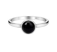Meadows Black Onyx Marquise Shape Gemstone 925 Sterling Silver Simple Boho Ring Handmade Jewelry R-1965AB_Z+1