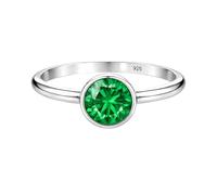 Meadows Emerald Lab Grown Marquise Shape Gemstone 925 Sterling Silver Simple Boho Ring Handmade Jewelry R-1965AX_L