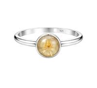Meadows Golden Rutile Marquise Shape Gemstone 925 Sterling Silver Simple Boho Ring Handmade Jewelry R-1965AM_X 1/2