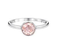 Meadows Morgonite Lab Grown Marquise Shape Gemstone 925 Sterling Silver Simple Boho Ring Handmade Jewelry R-1965BA_L