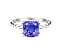 Meadows Tanzanite Lab Grown Cushion Shape Gemstone 925 Sterling Silver Simple Boho Ring Handmade Jewelry R-1911AY_H