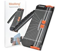 Meafeng A4 Paper Cutter 12 Inch Craft Paper Trimmer with Automatic Security Safeguard and Side Ruler, Black Photo Cutter Trimmer Guillotine Scrapbooking Tool for Handcraft Project, Label, Cardstock