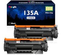 Meagiis 135A Toner Cartridges Compatible for HP W1350A 135X W1350X (2 Pack)