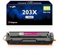 Meagiis 203X Magenta CF543X Toner Cartridge Compatible with HP 203A CF543A | Compatible with HP Color LaserJet Pro MFP M281fdw M254dw M281fdn M254nw M280nw M254dn M281cdw, High Capacity, 1 Pack
