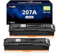 Meagiis 207A Black W2210A Toner Cartridges Compatible With HP 207A (2 Pack)