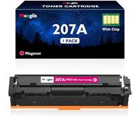 Meagiis 207A Magenta W2213A Toner Cartridge Compatible with HP MFP M283fdw | Compatible with HP 207X Magenta for Color LaserJet Pro M255dw M283fdn M282nw M255nw, With Chip, 1 Pack