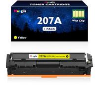Meagiis 207A Yellow W2212A Toner Cartridge With Chip Compatible for HP 207A 207X Yellow Toner for HP Color Laserjet Pro M255dw M255nw MFP M283fdw M283fdn M282nw (1 PACK)