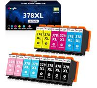Meagiis 378XL Ink Cartridges Compatible for Epson 378 XL Ink Cartridges Multipack Compatible for Epson Expression Photo XP-8700 XP-8000 XP-8500 XP-8505 XP-8600 XP-8605 XP-15000 XP-8005 (14 Packs)