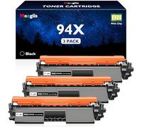 Meagiis 94X CF294X 2,800 Pages High Yield Toner Cartridges With Chip Compatible for HP 94X CF294X CF294A 94A Compatible for HP LaserJet Pro M118dw M118 MFP M148 M149 M148dw M148fdw M149fdw (3 Black)