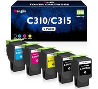 Meagiis C310 C315 Toner Cartridges Compatible with Xerox C310 C315 (5 Pack)