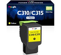 Meagiis C310 C315 Yellow Toner Cartridges Compatible with Xerox 310 C315