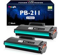 Meagiis Compatible PB-211 Toner Cartridge Replacement for Pantum PB-211 PB211 PB-211E PB211EV Toner Cartridge Use for Pantum P2502W P2500W M6552NW M6550NW M6600NW M6602NW (Black, 2-Pack)