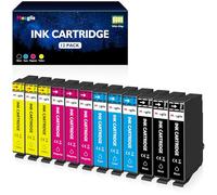 Meagiis Ink Cartridges Compatible for Epson Expression Home XP-2100 XP-2105 XP-2150 XP 3100 XP 3105 XP 4100 XP-4105 Workforce WF-2830DWF WF-2835DWF WF-2850DWF (3 Black, 3 Cyan, 3 Magenta, 3 Yellow)