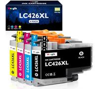 Meagiis LC426XL LC-426XL 6000/5000 pages High Yield Ink Cartridges Compatible for Brother LC-426 LC426 Ink Cartridges for Brother MFC-J4335DW MFC-J4340DW MFC-J4340DWE MFC-J4535DW MFC-J4535DWXL(4 Pack)