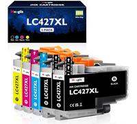 Meagiis LC427XL LC-427XL 6000/5000 pages High Yield Ink Cartridges Compatible for Brother LC-427 LC427 Ink Cartridges for Brother HL-J6010DW MFC-J5955DW MFC-J6955DW MFC-J6957DW MFC-J6959DW (5 Pack)