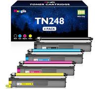 Meagiis TN248 TN248XL TN-248XL TN-248CMYK Toner Cartridge Compatible for Brother HL-L3220CWE Toner Brother DCP-L3520CDWE for MFC-L3760CDW MFC-L3740CDWE HL-L3240CDW DCP-L3560CDW (4 PACK)