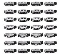 Meajjew 28PCS WWJD Christian Bracelet Pack for Women Men, Christian Jesus Gifts Adjustable Wristbands, WWJD Bracelets Bulk - What Would Jesus Do Bracelet, Polyester Fibre, no gemstone