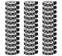 Meajjew 36/45PCS WWJD Christian Bracelets Pack for Women Men, What Would Jesus Do Wristbands Bulk