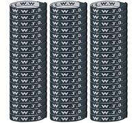 Meajjew 54PCS WWJD Christian Bracelet Pack for Women Men, Christian Gifts Adjustable WWJD Bracelets Bulk - What Would Jesus Do Wristbands, Polyester Fibre, no gemstone
