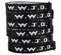 Meajjew 6PCS WWJD Christian Bracelet Pack for Women Men, Christian Jesus Gifts Adjustable WWJD Bracelets Bulk - What Would Jesus Do Wristbands, Polyester Fibre, no gemstone