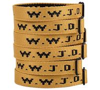 Meajjew 6PCS WWJD Christian Bracelet Pack for Women Men, Christian Jesus Gifts Adjustable WWJD Bracelets Bulk - What Would Jesus Do Wristbands, Polyester Fibre, no gemstone