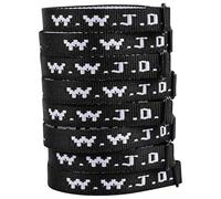 Meajjew 8PCS WWJD Christian Bracelet Pack for Women Men, Christian Jesus Gifts Adjustable WWJD Bracelets Bulk - What Would Jesus Do Wristbands, Polyester Fibre, no gemstone