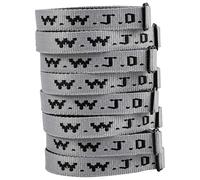 Meajjew 8PCS WWJD Christian Bracelet Pack for Women Men, Christian Jesus Gifts Adjustable WWJD Bracelets Bulk - What Would Jesus Do Wristbands, Polyester Fibre, no gemstone