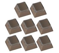 MEAKTSMI 8Pieces Blanked Keycap Set Wear Resistant PC For Mechanical Keyboards Comfortable Typing