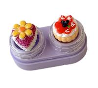 MEAKTSMI Cartoon Cupcake Lenses Kits with Wearing Tools Drawer Lens Holder for Busy Lifestyles and Fast Lens Changes