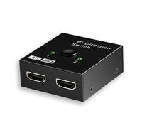 MEAKTSMI Compactly Bidirectional HDTV Switcher 4K Resolution For Simultaneous Display On Two Screens Ideal For Meeting Room