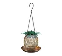 MEAKTSMI Wild Bird Feeder Hanging For Garden Yard Outside Decorations Metal Mesh Pineapple Birdfeeder Hanging Feeders