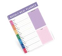 Meal Eating Planning Journal Notebook Detachable Sheets Grocery Lists Weekly Diet Organizers Thick Paper Food Diaries Meal Planning Notebook Organizers